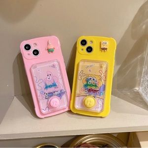 Cute decompression cartoon 3D anime phone case for iPhone
